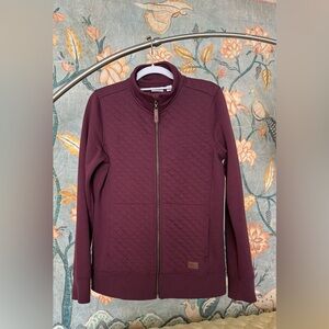 NWOT L.L. Bean Women's Quilted Zip-Up Fleece Sweatshirt Medium